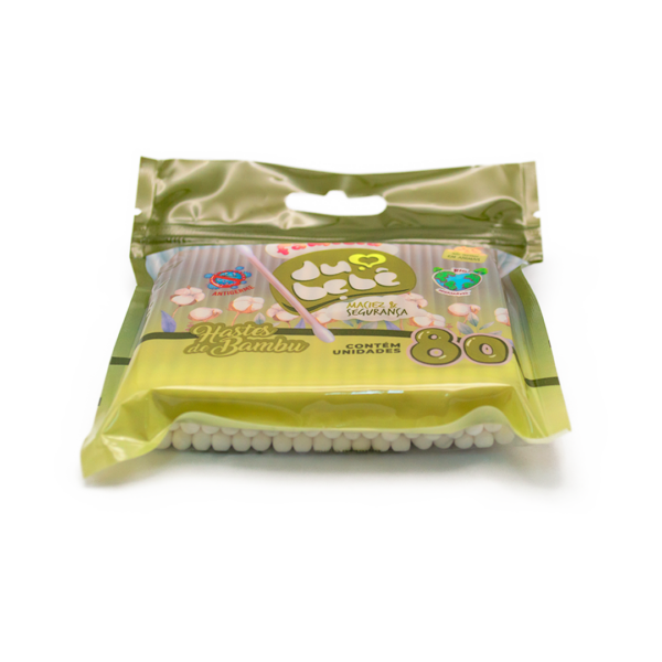 DUBEBÊ HASTE BAMBU BAG 80 un - Imagem 2