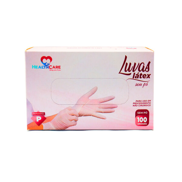 LUVA DESCARTÁVEL LATÉX DE PROCEDIMENTO S/PÓ 100 UN